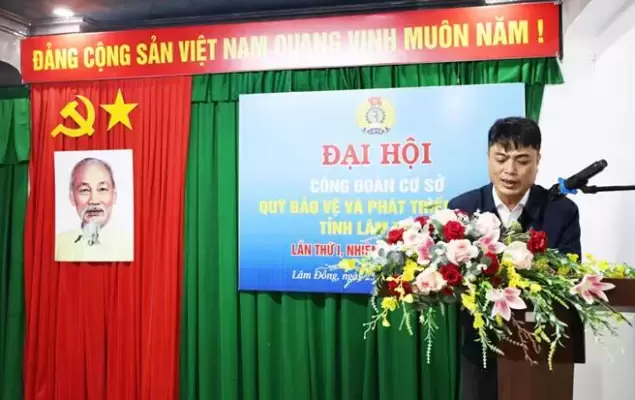 Tổ chức thành công đại hội công đoàn cơ sở Quỹ bảo vệ và phát triển rừng nhiệm kỳ 2025 – 2030